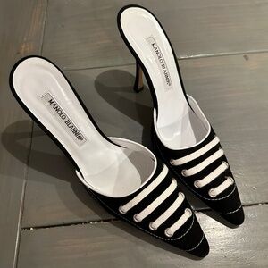 Like NEW Size 9 MANOLO BLAHNIK 90’s Sneaker Mules (featured in Sex and the City)